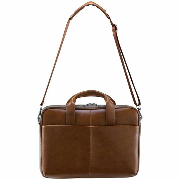 Blackweb Brown Vegan Leather Laptop Bag/Shoulder Strap New with Tags Blackweb - Picture 2 of 4